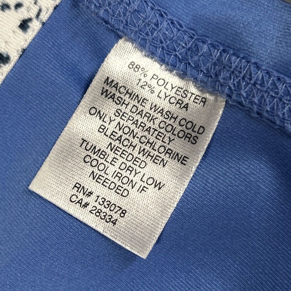Lucky In Love Skirt Womens Large Blue White Pickleball Tennis Skort Golf Pockets - Picture 3 of 9